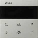 Gira 5366600 S3000 Jal.-/Schaltuhr Display System 55 Edelstahl(lack.) 