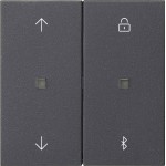 Gira 536728 S3000 Jal.-/Schaltuhr BT Pfeile System 55 Anthrazit 
