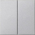 Gira 537026 Wippe 2f unbedruckt System 55 F Alu 
