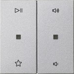 Gira 538426 Wippe 2f Audiostrg System 55 F Alu 