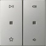 Gira 5384600 Wippe 2f Audiostrg System 55 Edelstahl 
