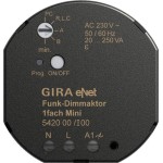Gira 542000 Funk Dimmaktor 1f Mini 20 - 250 VA Gira eNet 