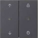 Gira 549228 Gira eNet Funk Bedienaufs. Memory Pfeile System 55 Anthrazit 