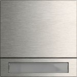Gira 5531920 Ruftastenmodul 1f System 106 Edelstahl 
