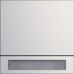 Gira 5531926 Ruftastenmodul 1f System 106 Aluminium 