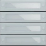 Gira 5539000 Ruftastenmodul 4f IBN-Tasten System 106 