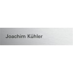 ***Gira 5549926 Ruftaste beschr. System 106 Aluminium 