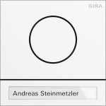 Gira 5565902 Türstationsmod. System 106 Verkehrsweiß(lack.) 