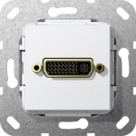 Gira 564503 DVI (24+5) K-Peitsche Einsatz Reinweiß 