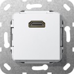 Gira 567003 HDMI K-Peitsche Einsatz Reinweiß 