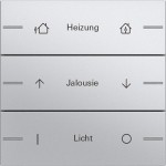 ***Gira 576326 Wippenset 3f indiv. Tastsens.4.55 F Alu 