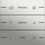 ***Gira 5763600 Wippenset 3f indiv. Tastsens.4.55 Edelstahl 