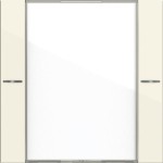 Gira 577101 Wippenset 1f BSF Tastsens.4.55 Klar/Cremeweiß 