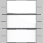Gira 5773015 Wippenset 3f BSF Tastsens.4.55 Klar/Grau m 