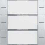 Gira 577326 Wippenset 3f BSF Tastsens.4.55 Klar/F Alu 