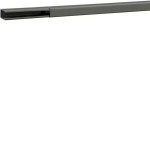 Hager B3001507030O Verdrahtungskanal ohne Boden-/Seitenstanzung aus PVC BA6 30x15mm steingrau 2 Meter 