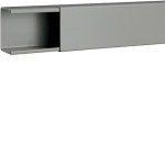Hager B6008007030O Verdrahtungskanal ohne Boden-/Seitenstanzung aus PVC BA6 60x80mm steingrau 2 Meter 