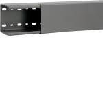 Hager B8008007030B Verdrahtungskanal ohne Seitenstanzung aus PVC BA6 80x80mm steingrau 2 Meter 