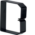 Hager B800803 Klammer aus PVC zu Verdrahtungskanal BA6 80x80mm schwarz 