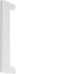Hager BR100WK9016 Abschlussstück für Wand-Blende zu BR/A Breite 100mm aus Stahlblech verkehrsweiß 