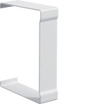 Hager BR6510079016 Schnittkaschierung zu BR/H/N/A/S 68x100mm Oberteil 80mm aus Stahlblech verkehrsweiß 