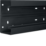 Hager BR6513019011 Brüstungskanal-Unterteil PVC frontrastend BR 68x130mm Oberteil 80mm graphitschwarz 2 Meter 