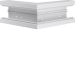 Hager BR6513039016 Außeneck aus Grundprofil zu BR 68x130mm Oberteil 80mm verkehrsweiß 