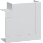 Hager BR651305H9016 Flachwinkel schnittkaschierend zu BR/H/N/A/S 68x130mm Oberteil 80mm halogenfrei verkehrsweiß 