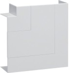 Hager BR651705H9016 Flachwinkel schnittkaschierend zu BR/H/N/A/S 68x170mm Oberteil 80mm halogenfrei verkehrsweiß 