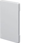 Hager BR8513069016 Endstück schnittkaschierend zu BR/A 85x130mm Oberteil 80mm halogenfrei verkehrsweiß 