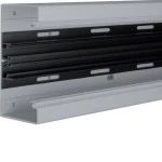 Hager BR8517017030 Brüstungskanal-Unterteil C-Profil Geräteeinbau BR 85x170mm aus PVC steingrau 2 Meter 