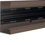 Hager BR8517018014 Brüstungskanal-Unterteil C-Profil Geräteeinbau BR 85x170mm aus PVC braun 2 Meter 
