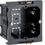 Hager G2850 Geräteeinbaudose 1-fach Energie für BR Frontrastend für Schalterprogramme 