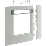 Hager GR1002KA7035 Rahmenblende modular BR ZS 55 Oberteil 100 halogenfrei Beschriftungsfeldig lichtgrau 