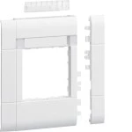 Hager GR1202A9010 Rahmenblende modular BRH/A/S ZS 55 Oberteil 120 halogenfrei Beschriftungsfeldig reinweiß 