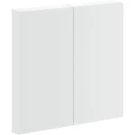 Hager GW2C9010 Wippe 2-fach Linse für Tastsensormodul für Rahmenblende 55 halogenfrei reinweiß 