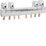 **Hager HZC707 Verbindungsschiene + Sicherungselement 4polig 20-40A für Lastumschalter HIM4 