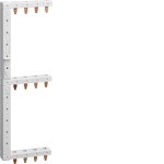 Hager KCF668L Phasenschiene 3polig + N 3-reihig 125mm links vertikal 