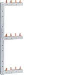 Hager KCF668S Phasenschiene senkrecht 63A links/rechts symit L1L2L3N zu L1L2L3N 125mm 3-reihi 