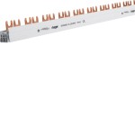 Hager KDN263B Phasenschiene 2-polig mit Gabelanschluss 10mm² 63A 57TE 