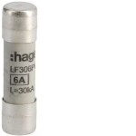Hager LF306PV Sicherungseinsatz für Photovoltaikanwendungen 10x38mm 1000V DC 6A 