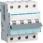 Hager MBN450 Leitungsschutzschalter 4-polig 6kA B-Charakteristik 50A 4TE 