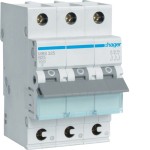 Hager MBS325 Leitungsschutzschalter 3-polig 6kA B-Charakteristik 25A QuickConnect 3TE 