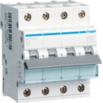 Hager MCN604 Leitungsschutzschalter 3P+N 6kA C-Charakteristik 4A 4TE 