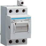 Hager SH363K Kompaktschalter 63A 3 Schließer 400V AC mit Zusatzklemme 2,5PLE 