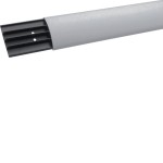 Hager SL1807507030 Aufbodenkanal mit 4 Kammern aus PVC SL 18x75mm steingrau 2 Meter 
