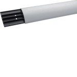 Hager SL1807507035 Aufbodenkanal mit 4 Kammern aus PVC SL 18x75mm lichtgrau 2 Meter 
