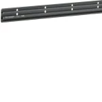 Hager SL200551 Sockelleistenkanal-Unterteil 2 Kammern aus PVC zu SL 20x55mm 2 Meter 