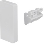 Hager SL20055619016 Endstück schnittkaschierend halogenfrei zu SL mit Teppichleiste 20x55mm verkehrsweiß 