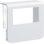 Hager SL200559329016 Geräteträger-Oberteil mit seitlichen Spiegelflächen SL 20x55mm verkehrsweiß 